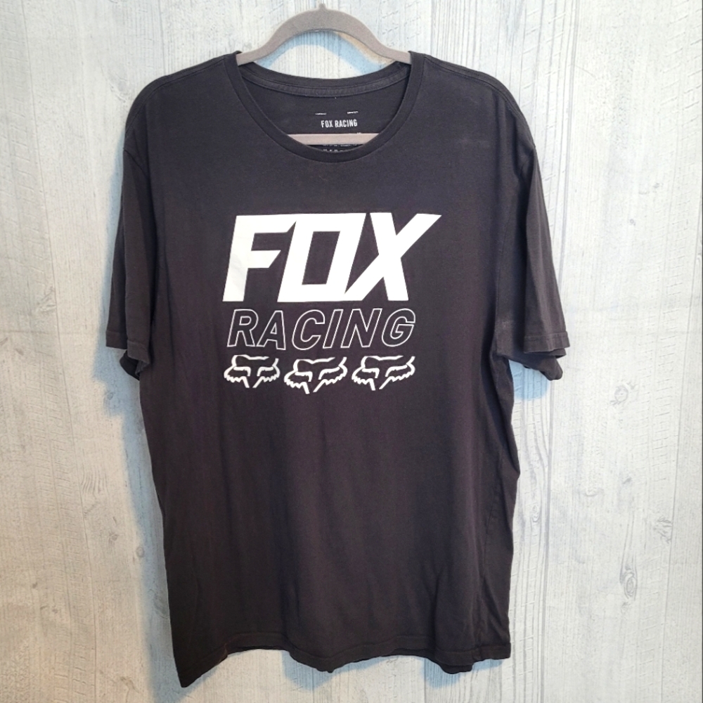 Fox Racing Tee, Black (XL)